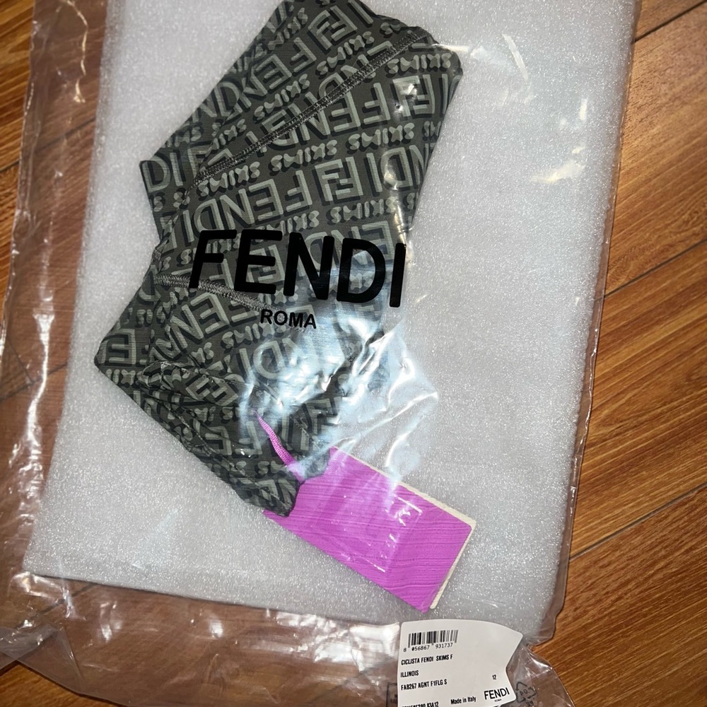 Fendi skims biker shorts